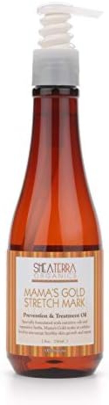 شيا تيرا اورجانيكس زيت وقائي لعلامات التمدد من ماماز جولد، 8 اونصة