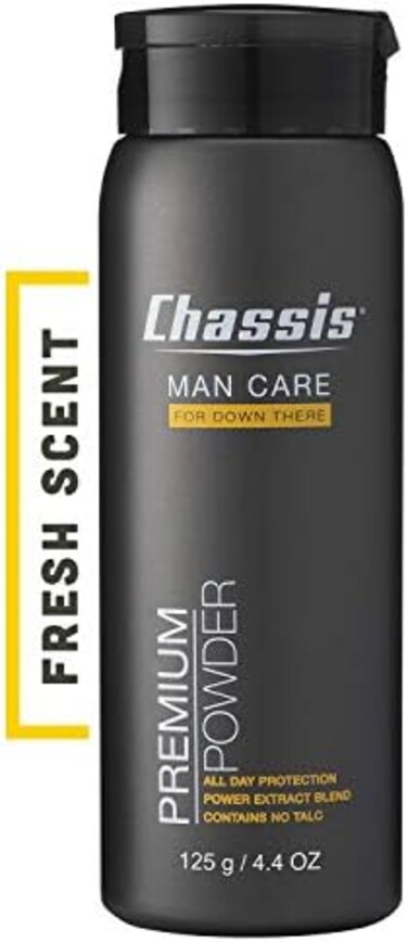 Chassis Premium Body Powder for Men, Original Fresh Scent