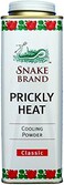SNAKE BRAND Prickly Heat Powder (280 Grams); Original Cool Body Powder for Sport Girl and Men/ Summer Hot Weather Powder