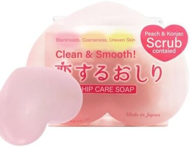 Pelican Soap ペリカン石鹸 Pelican Soap Koisuru Oshiri Hip Care Soap Single Item 80g
