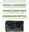 Rustic Maka Deep Cleansing Charcoal &amp; Clay Soap Bar &ndash; Activated Charcoal Face &amp; Body Soap for Acne-Prone, Oily, and Sensitive Skin &ndash; Kaolin Clay Formula for Pore Cleansing &amp; Oil Control