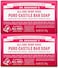 Dr. Bronner's Organic Castile Soap Bar - Rose (140g) - Pack of 2