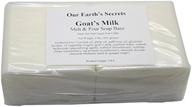 Our Earth's Secrets Goats Milk - 2 Lbs Melt and Pour Soap Base