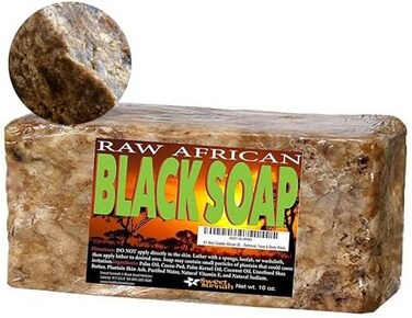SWEET SUNNAH BLACK SEED, YOURS TO DISCOVER Premium African Black Soap - 45G Pure Pack. Raw Organic Soap For Pimples, Dry Skin, Rashes, Burns, Scar Removal, Face &amp; Body Wash From Ghana, West Africa - M