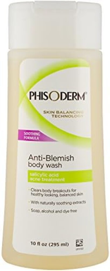 Phisoderm Anti-Blemish Body Wash, 10-Ounce