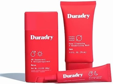 Duradry 3-Step Protection System - Prescription Strength Antiperspirant Deodorants Specially Formulated For Excessive Sweating or Hyperhidrosis. Block Sweat and Odor