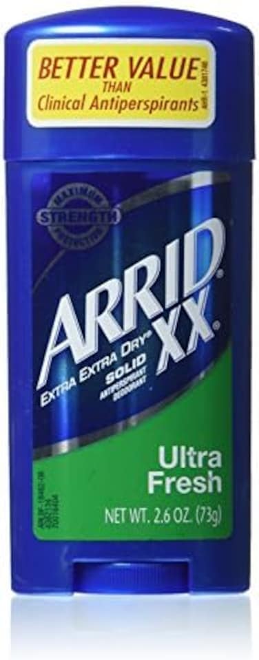 Arrid XX Ultra Fresh Extra Extra Dry Solid Anti-Perspirant Deodorant 2.6 oz (Pack of 6)