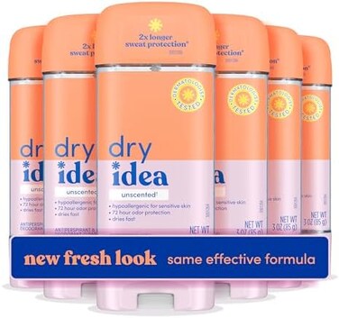 Dry Idea CLR GEL 3OZ UNSCENTED (Pack of 6)
