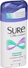 SURE, Antiperspirant Deodorant, Solid, Unscented, 2.6 Ounce (Pack of 6)