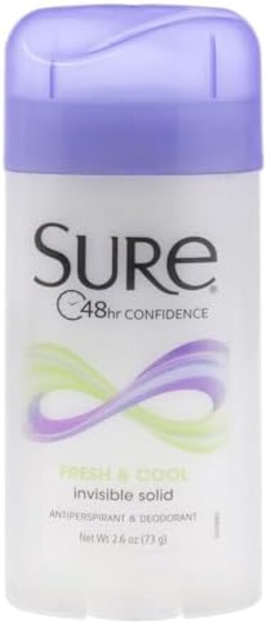 Sure Anti-Perspirant &amp; Deodorant Invisible Solid Fresh &amp; Cool 2.60 oz (Pack of 6)