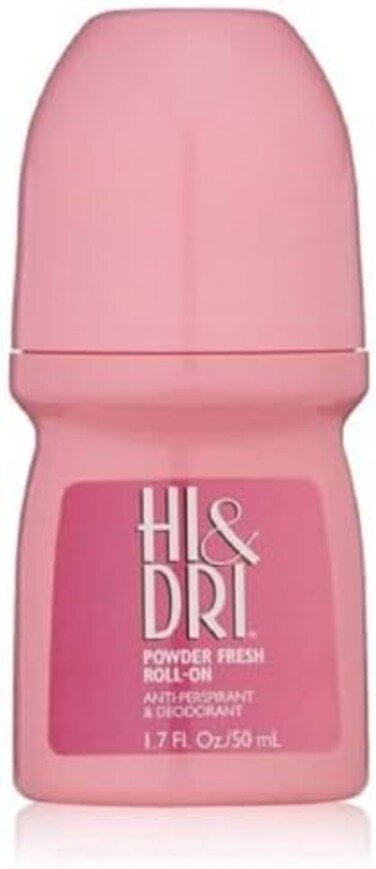 Konipl Hi &amp; Dri Anti Perspirant Deodorant Roll On Powder Fresh 1.7 oz (Pack of 6)