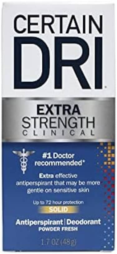 DSE Certain Dri Antiperspirant Solid for Excessive Perspiration-1.7 oz