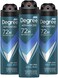 Degree Men MotionSense Antiperspirant Deodorant Dry Spray, Cool Rush, 3.8 Ounce (Pack of 3)