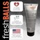 Fresh Body Fresh BALLS Lotion - Men's Anti-Chafing Soothing Cream to Powder - Ball Deodorant and Hygiene for Groin Area - The Original Anti Chafe Cream for Men, 3.4 fl oz