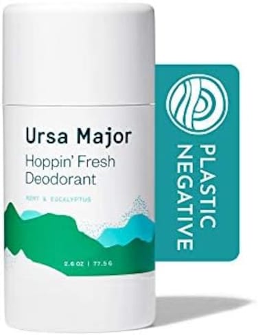 Ursa Major Natural Deodorant - Hoppin' Fresh   Aluminum-Free, Non-staining, Cruelty-Free   Formulated for Men and Women   2.6 Ounces