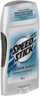 Speed Stick Clear Deodorant, Ocean Surf Scent for Men, 3 oz