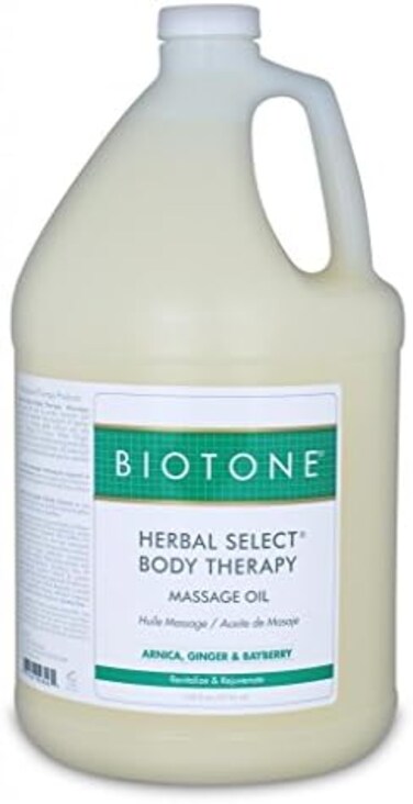 BIOTONE Herbal Select Body Mass Oil, 128 Ounce