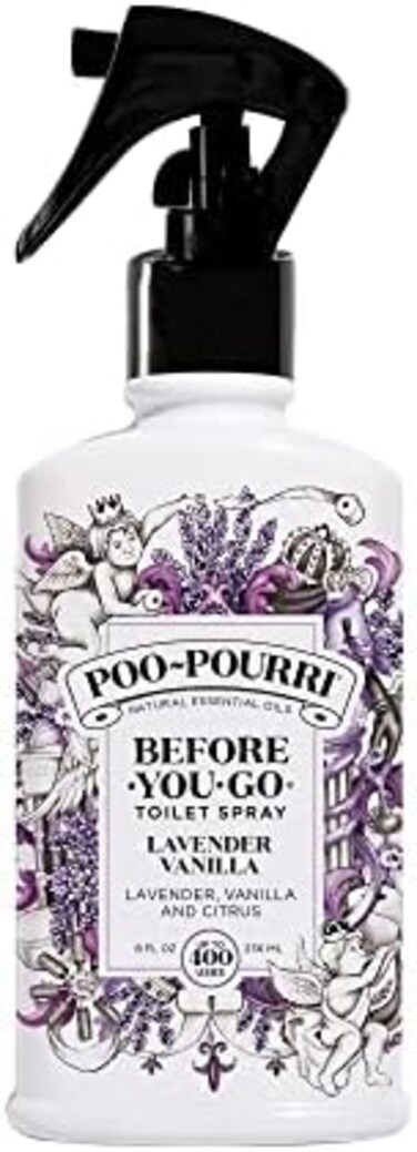 Poo-Pourri Before-You- go Toilet Spray, 8 oz, Lavender Vanilla, 8 Fl Oz