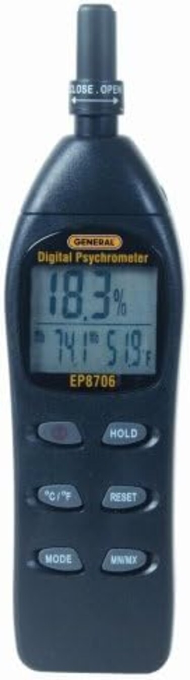 General Tools EP8706 Digital Psychrometer, Black