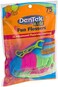 DenTek Kids Fun Flossers   Removes Food &amp; Plaque   75 Count (Pack of 6)