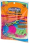 DenTek Kids Fun Flossers   Removes Food &amp; Plaque   75 Count (Pack of 6)