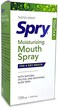 Spry Xylitol Moisturizing Bad Breath Mouth Spray, Bad Breath Treatment Oral Breath Spray with Natural Spearmint, 4.5 fl.oz.