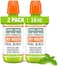 TheraBreath Dry Mouth Dentist Recommended Oral Rinse, Tingling Mint, 16 Ounce (Pack Of 2)