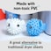 Kikkerland Puffer Fish Laundry Reusable Cute Dryer Buddies, Eco-Friendly Dryer Buddies, Non-Toxic PVC Plastic, Blue &amp; White (Set of 2)