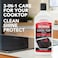 Weiman Ceramic &amp; Glass Cooktop Cleaner - Heavy Duty Cleaner and Polish [ 10 Ounce Bottle and 3 Scrubbing Pads ]