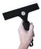 desired tools Squeegee for Shower, Window and Car Glass - 2 Extra Silicone Replacement Blades - Foam Handle - Black