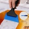 EHDIS Small Squeegee 5 inch Rubber Window Tint Windshield Squeegee for Car Window, Glass, Mirror, Shower, Auto,Windows Cleaning(Blue)