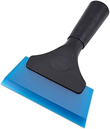 EHDIS Small Squeegee 5 inch Rubber Window Tint Windshield Squeegee for Car Window, Glass, Mirror, Shower, Auto,Windows Cleaning(Blue)