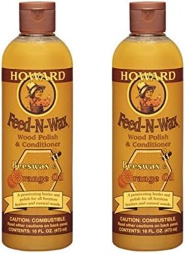 هوارد ملمع وبلسم خشب شمع العسل من فيد-ان واكس 16 اونصة (2)