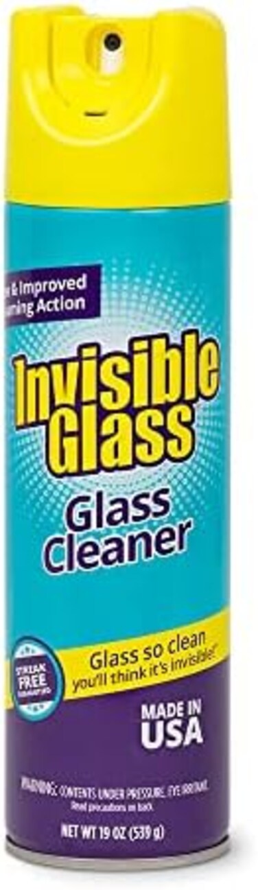Invisible Glass 91160 Premium Glass and Window Cleaner for Auto and Home Cleans Glass, Windows, Glass Cooktops, Patio Doors, and More, Streak-Free, Ammonia-Free, Tint-Safe, 19 Oz, Pack of 1