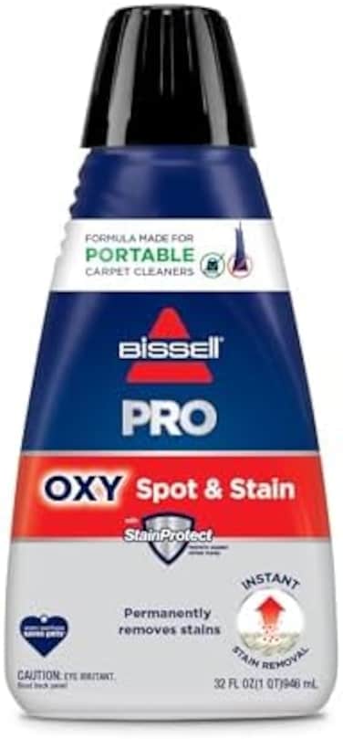 Bissell Professional Spot and Stain + Oxy Portable Machine Formula, 32 Fl Oz (Pack of 1)