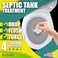 GREEN PIG Septic Tank Treatment - 8 Packets, Septic Safe Clog Remover, Prevents Expensive Septic Tank and Drain Field Failures, 2-Year Supply