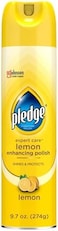 Pledge Enhancing Polish, Furniture &amp; Wood Spray, Lemon Scent, 9.7oz