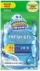 Scrubbing Bubbles Fresh Gel Toilet Bowl Cleaning Stamps, Helps Keep Toilet Clean and Helps Prevent Limescale &amp; Rings, Rainshower Scent, 1 Dispenser with 24 Fresh Gel Stamps