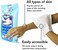 Cleanis Aqua Wash Reusable Gloves - Medical Grade Pre-Moistened Cleansing Wipes - No Water, Soap, Rinsing or Drying Necessary &ndash; All Skin Types &ndash; Hypoallergenic - Pack of 12 Gloves