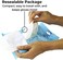 Cleanis Aqua Wash Reusable Gloves - Medical Grade Pre-Moistened Cleansing Wipes - No Water, Soap, Rinsing or Drying Necessary &ndash; All Skin Types &ndash; Hypoallergenic - Pack of 12 Gloves