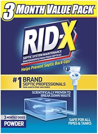Rid-X Septic Tank Treatment Enzymes, 2 Month Supply Powder, 29.4oz