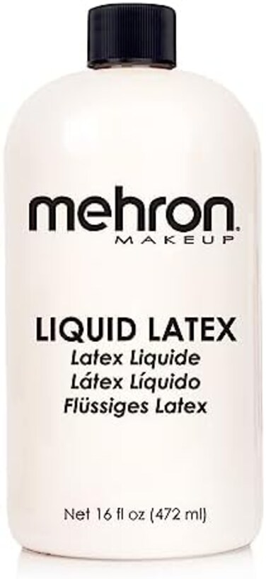 Mehron Makeup Liquid Latex (16 oz) (Clear)