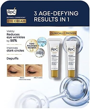 Roc Retinol Correxion Eye Cream 0.5 oz (Pack of 2)