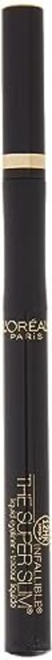 L&rsquo;Or&eacute;al Paris Makeup Infallible Super Slim Long-Lasting Liquid Eyeliner, Ultra-Fine Felt Tip, Quick Drying Formula, Glides on Smoothly, Black, Pack of 1