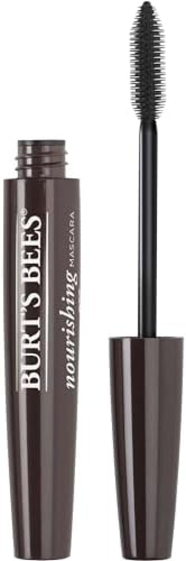 Burt's Bees Mascara, Lengthens Lashes, 100% Natural Makeup, Classic Black