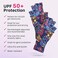 ManiGlovz - Original UPF 50+ UV Light Protective Nail Gloves   Gel Manicure &amp; Anti UV Fingerless Gloves for Women   Driving Sun Protection