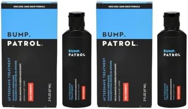 بامب باترول تركيبة ما بعد الحلاقة من ماكسيموم سترينث - محلول ما بعد الحلاقة يزيل نتوءات الحلاقة والشعر النامي - 2 اونصة عبوة من قطعتين