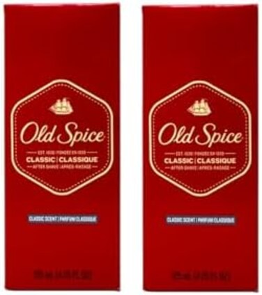 اولد سبايس عطر ما بعد الحلاقة الكلاسيكي (4.4 اونصة/125 مل) عبوة من قطعتين
