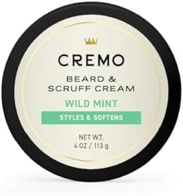 كريمو كريم اللحية وقشر اللحية بالنعناع البري، 4 اونصة (عبوة من قطعة واحدة) - يهدئ حكة اللحية ويرطب ويقدم تصفيفًا خفيفًا للحكة والقشور (قد تختلف عبوة المنتج)