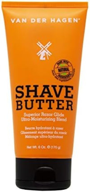 زبدة حلاقة من فان دير هاغن - افضل حلاقة (6 اونصة) (عبوة من قطعة واحدة)
